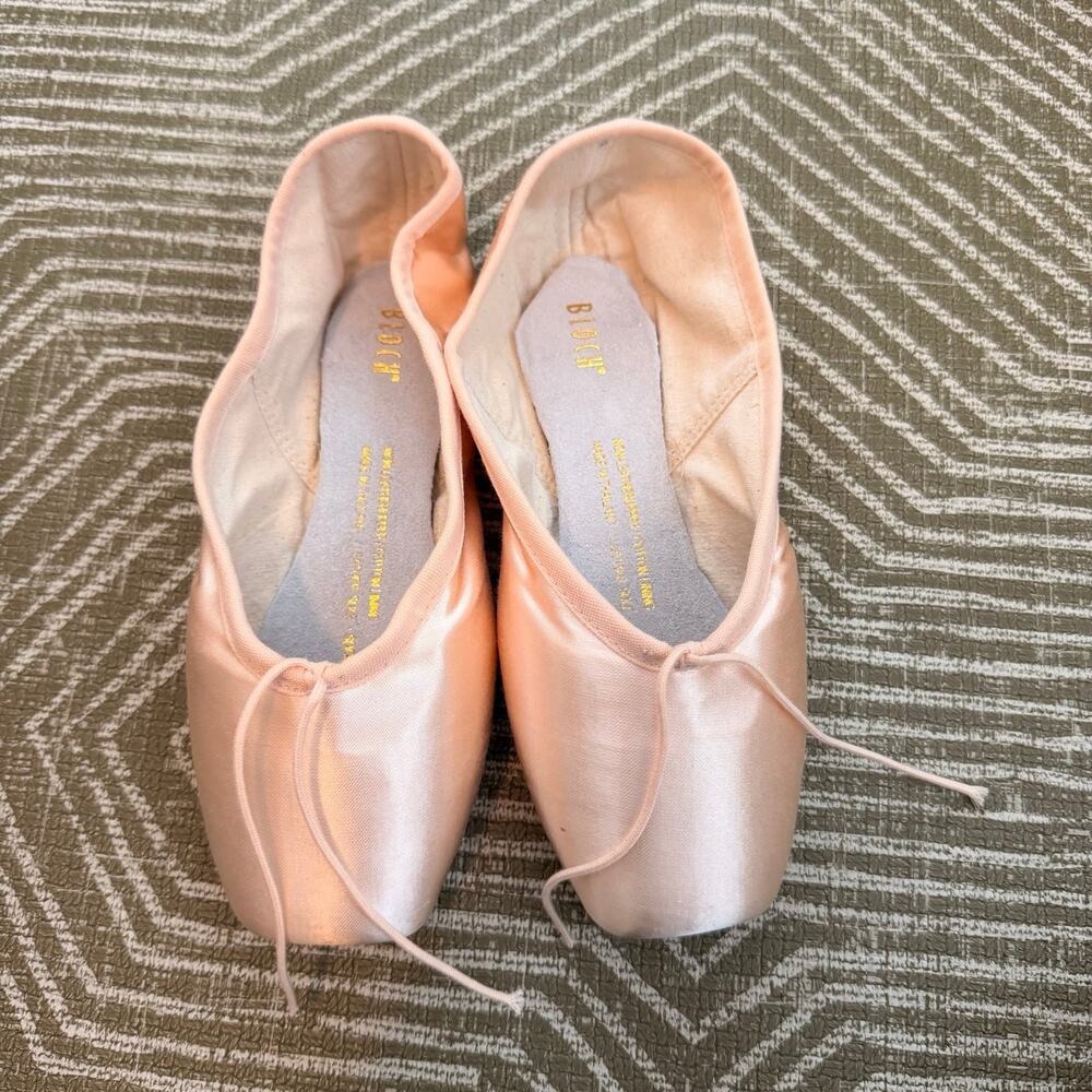 Bloch Axiom SD108 Pointe Shoes Pink Satin Women’s Size 4.5 XXX Triple Width